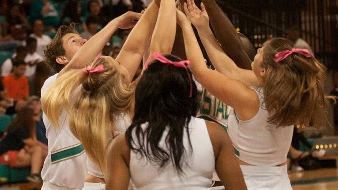 File photo of CCU cheerleaders