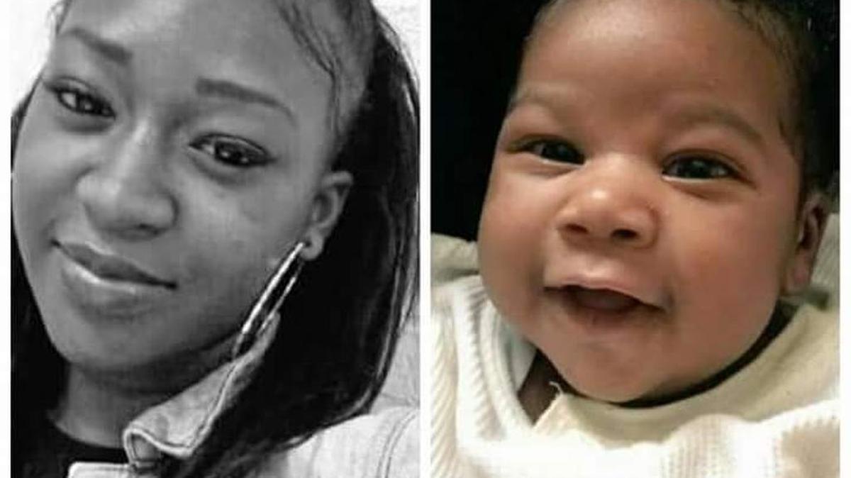 E’monnie Dixon, 17, and her 2-month-old son, Kariel Smith