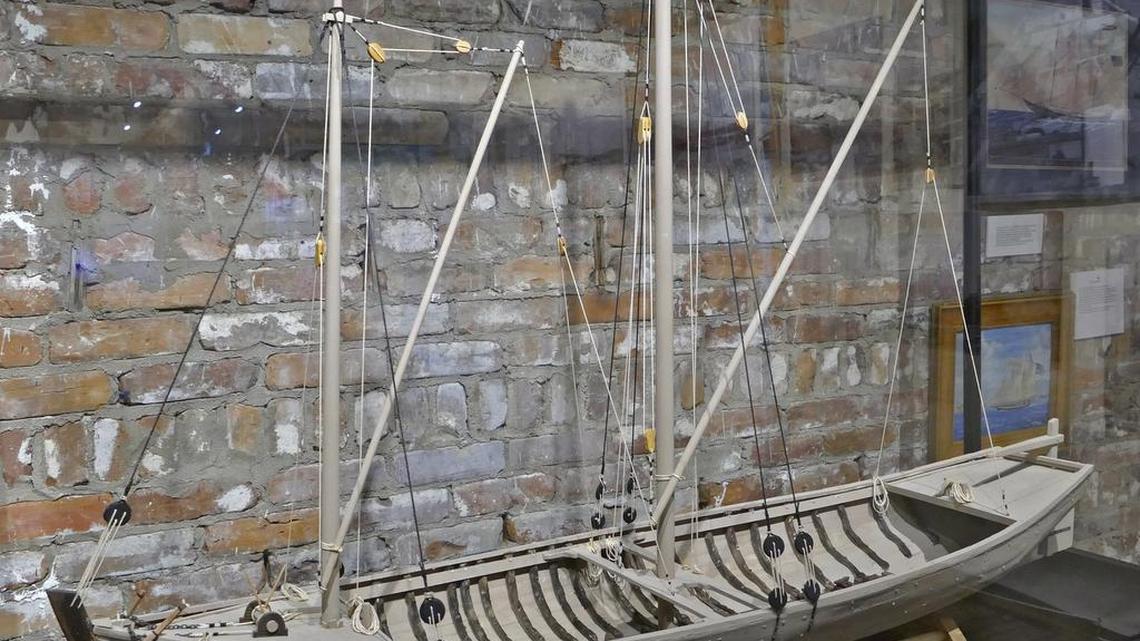 
William Brady built this  scale model of the Brown's Ferry Vessel, on display at the S.C. Maritime Museum, using the same woods as the original: pine, cypress and oak. 
