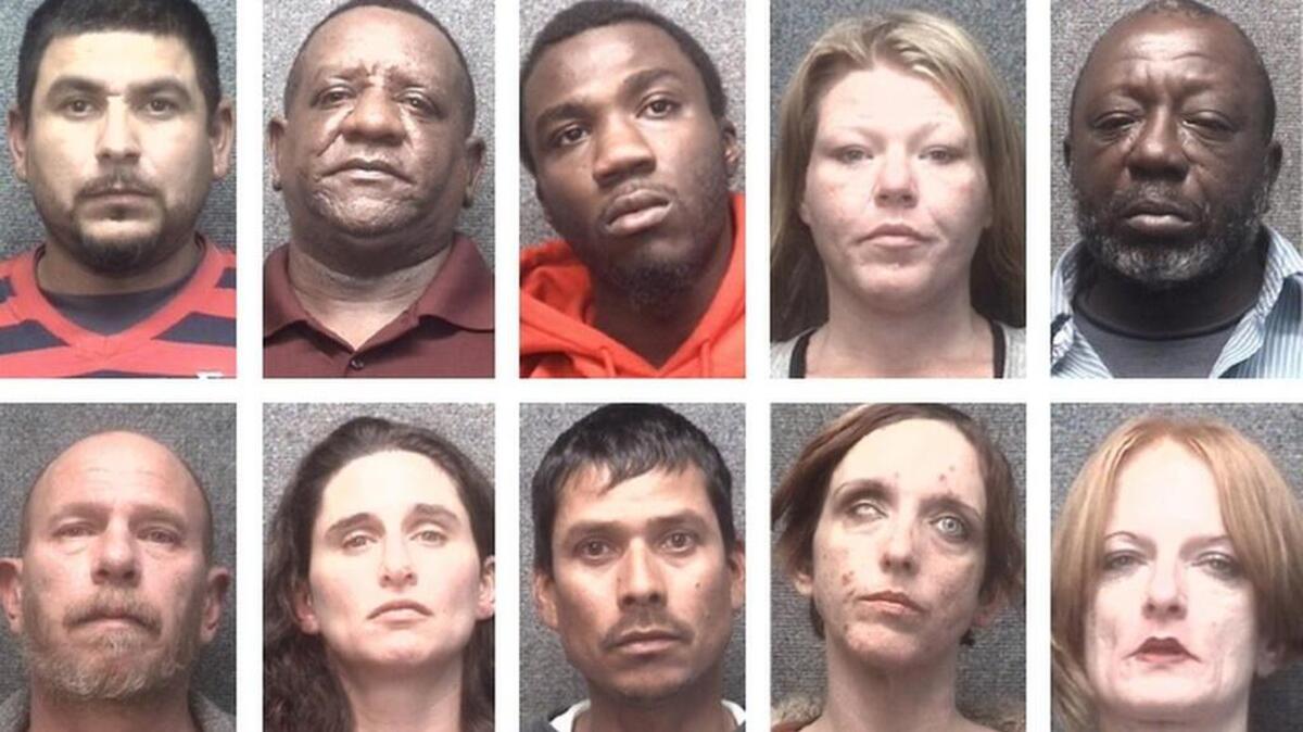 (TOP from left to right) Cruz, Clark, Bryant, Eller, Brown (BOTTOM left to right) Hixenbaugh, McGill, Torres-Platas, Evans, Patterson