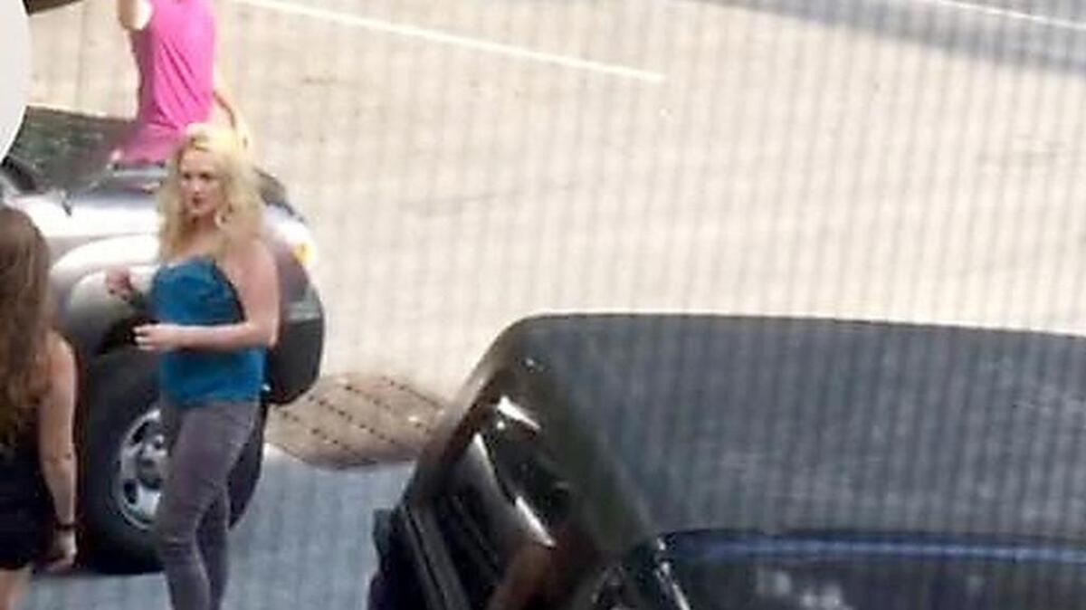 
The man and women, as seen in this screen grab, are being sought by the Bluffton Police Department for an alleged road rage incident that occurred in Bluffton's Promenade in which a woman, not pictured, was assaulted.
