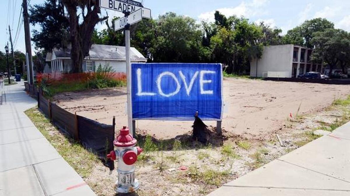 After someone defaced a sign announcing the future location of the Beaufort County Black Chamber of Commerce in July 2015 by spray painting the word “racist” on it, it didn’t take long for someone else to come along replace the damaged the sign with a new one reading “love.”