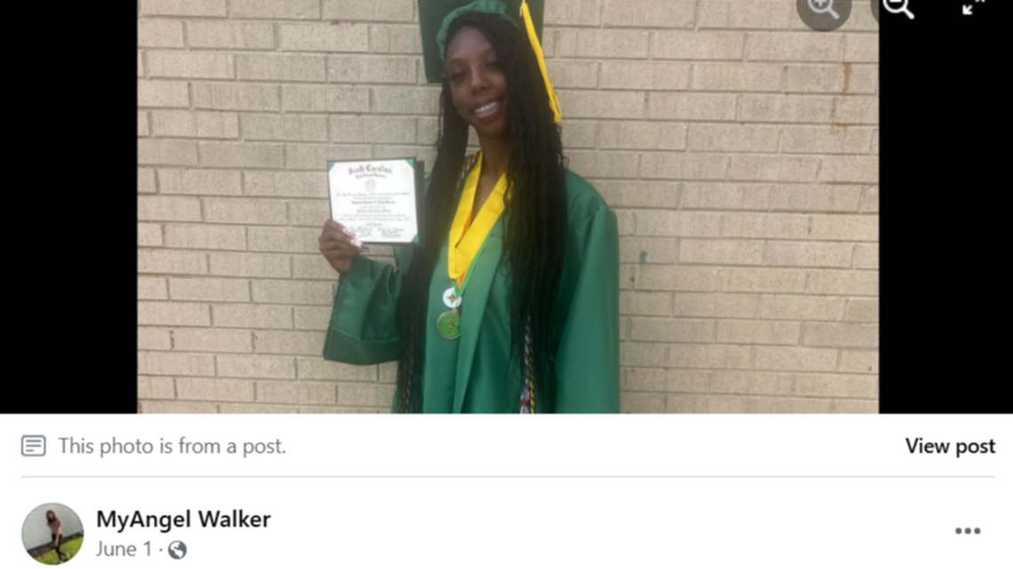 MyAngel Walker was found dead in South Carolina after she was reported missing.