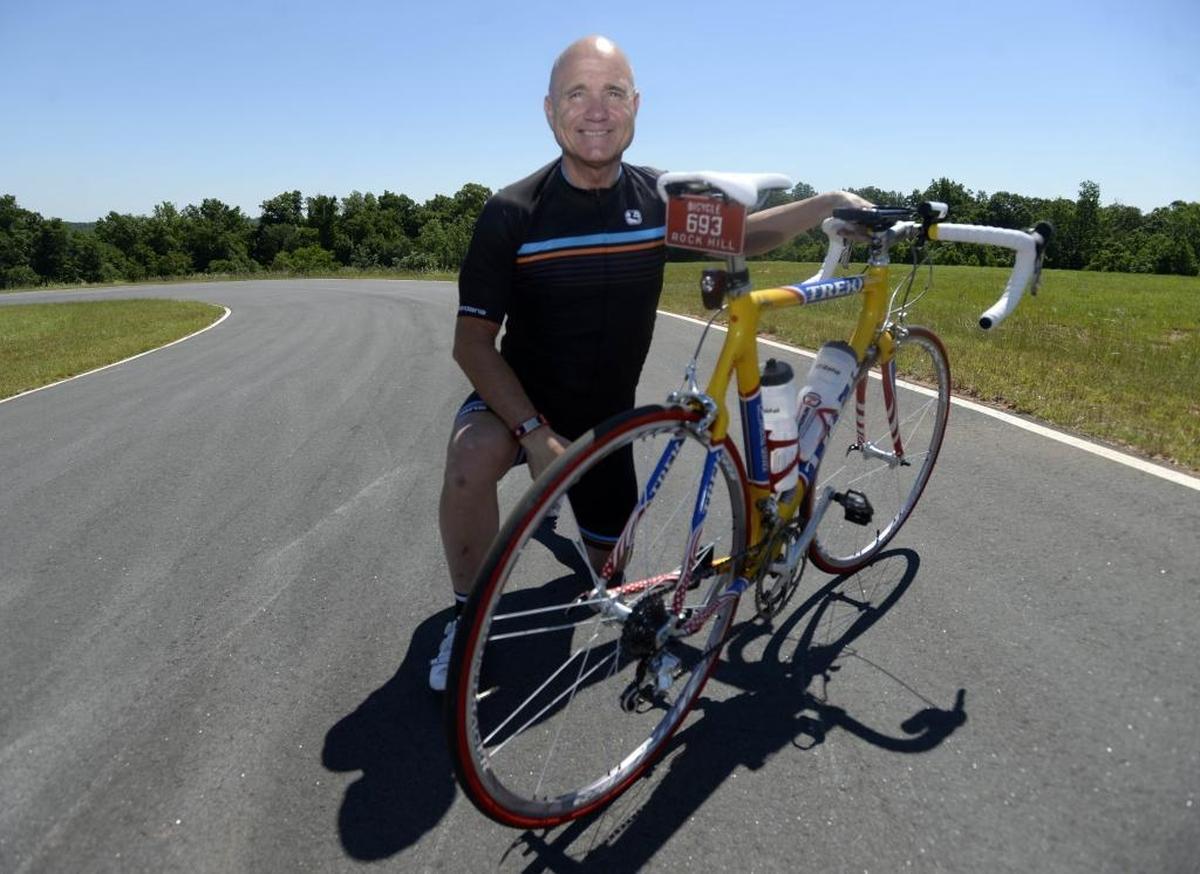 In 1967, Paul Neal of Rock Hill rode across the county alone on his bike. He also made himself a promise to repeat the trip 50 years later. He starts on Monday.