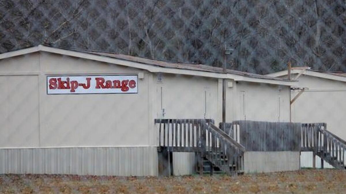 Skip-J Range, site of shooting that gravely injured 24-year-old woman.