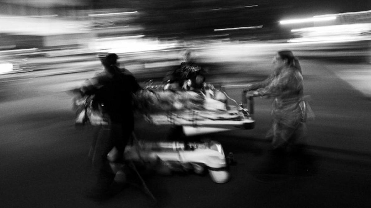 FILE PHOTO: In 2013 a patient is rushed from the LifeNet helipad towards the trauma bay at Palmetto Health Richland Hospital in Columbia, SC.