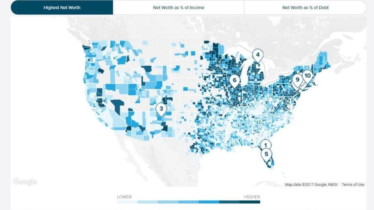 Beaufort County has the third highest net wealth per capita among other counties in South Carolina, according to SmartAsset. The average income was calculated at $32,290 and the average amount of debt was shown to be $52,100.