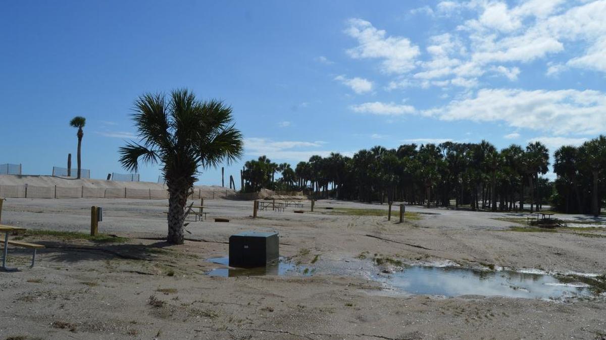 The Edisto Beach oceanfront campground flooded during Hurricane Irma & is closed thru the end of 2017.