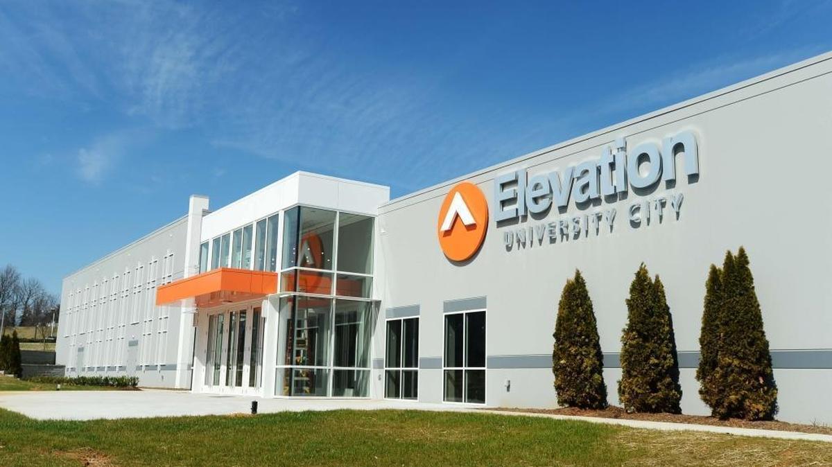 This file photo shows Elevation Church’s University City campus in March 2015.