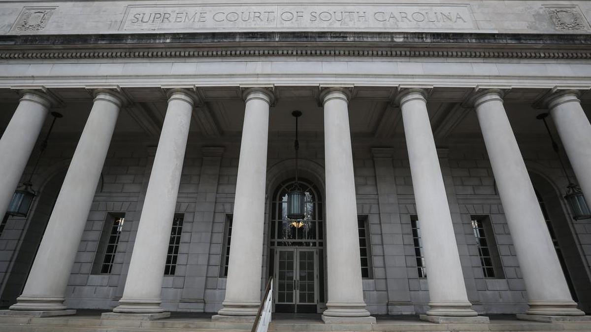 
The Supreme Court of South Carolina building 
