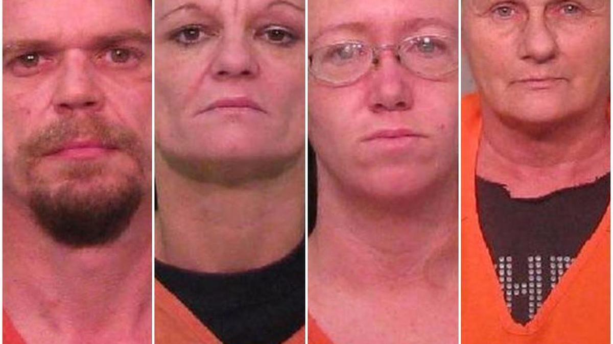Carey Simpson, left, Crystal Anderson, Crystal Lucas and Donna Cearfoss