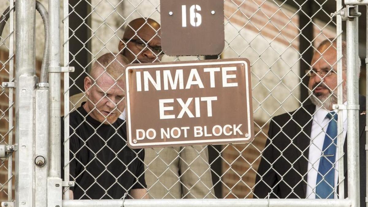 Former Horry County Police officials Luke Green, Daryl Williams, and Todd Cox were released from J.Reuben Long Detention Center following their grand jury indictments last year.