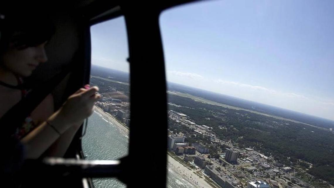 A helicopter touring company has dropped plans to open a new business in North Myrtle Beach.