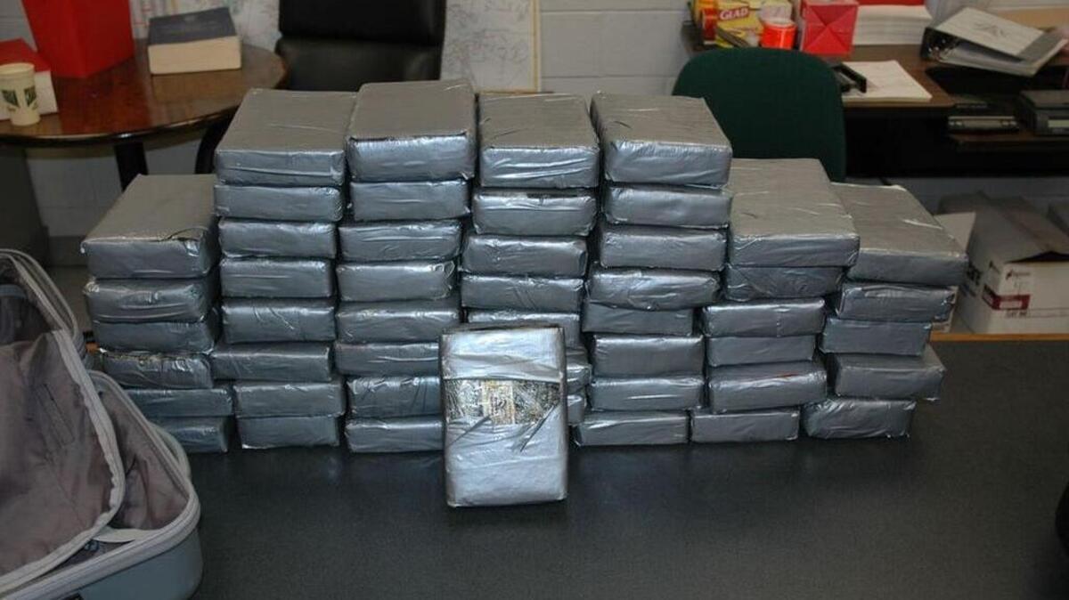 Packets of cocaine allegedly found in car pulled over on I-95 on Tuesday, March 29, 2016.