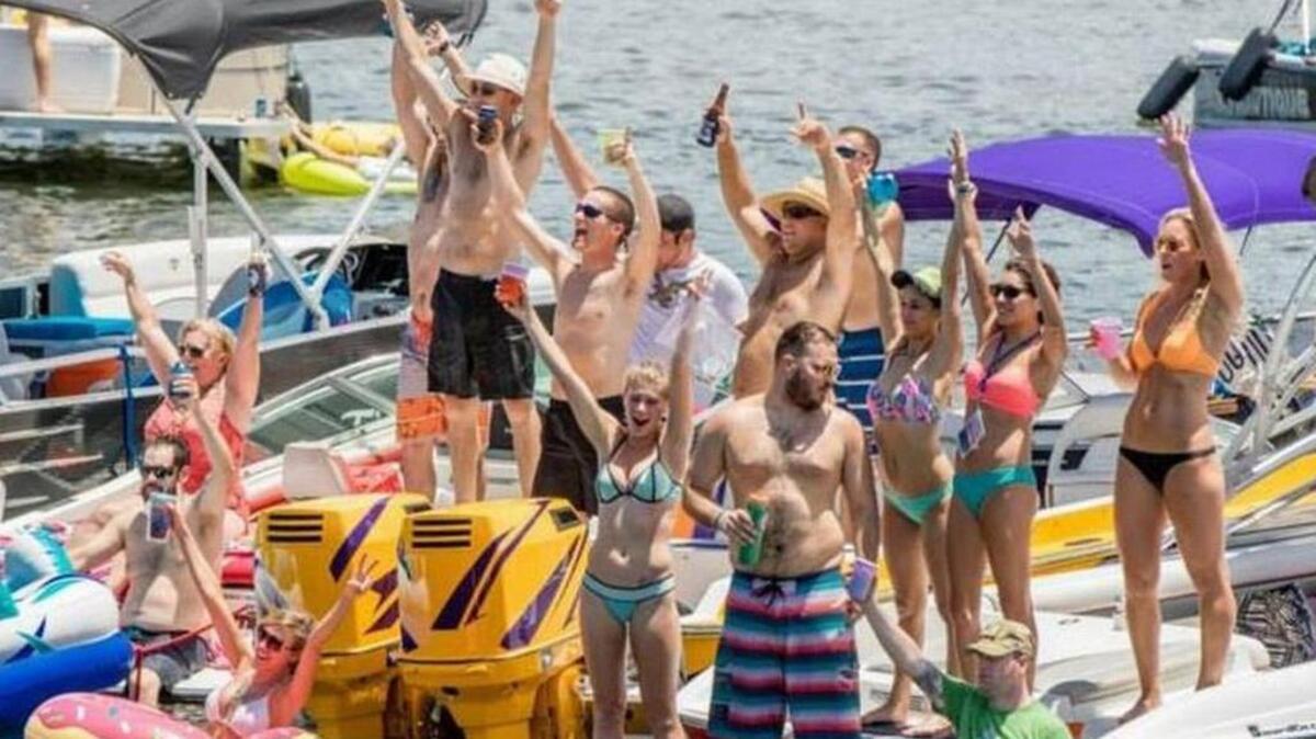 File photo. One big boat party on Lake Murray.