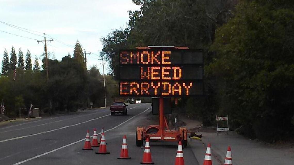 
Hackers managed to change this message board in Granite Bay, Calif., a few weeks ago.

