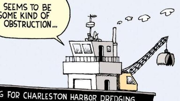 Ariail on the Charleston Harbor deepening project