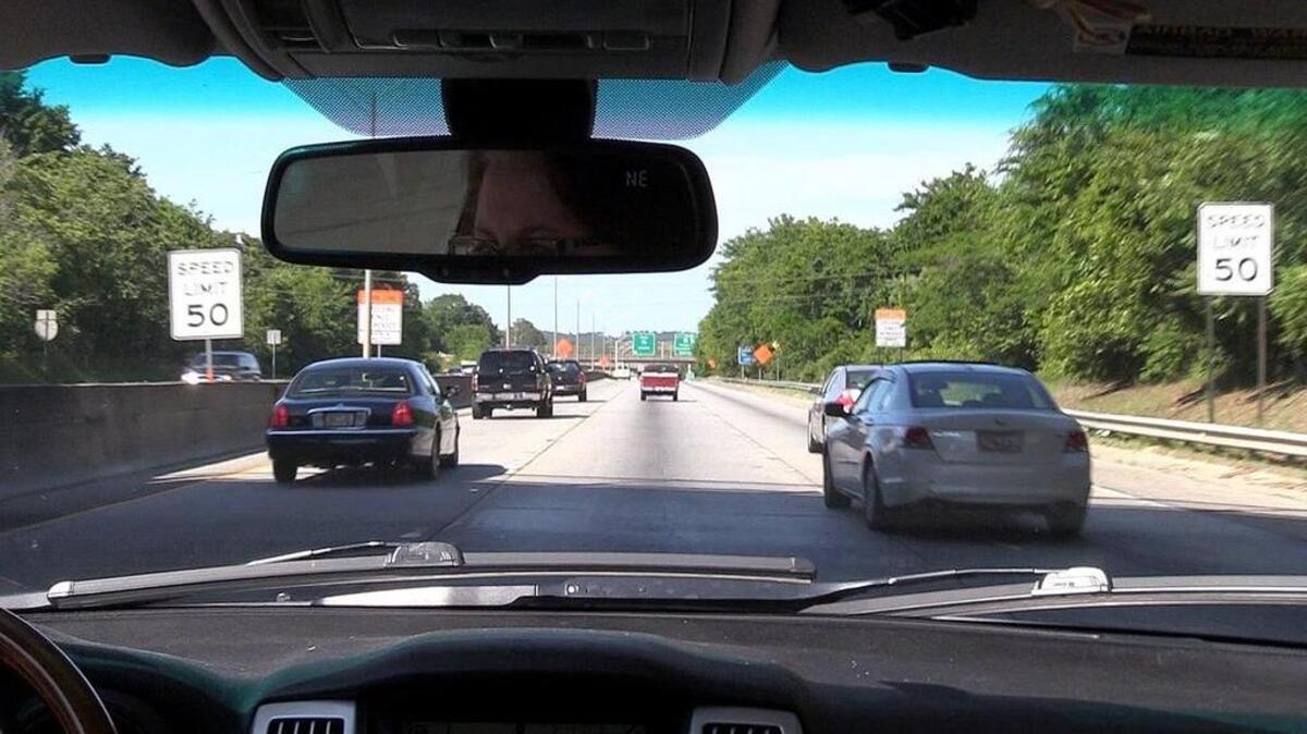 JASON VORHEES/THE TELEGRAPH Macon, GA, 05/04/2018:
Traffic makes it way along I-75 North near the Wednesday afternoon. With the construction of the new I-16, I-75 Interchange the speed limit has dropped to 50 miles per hour.
