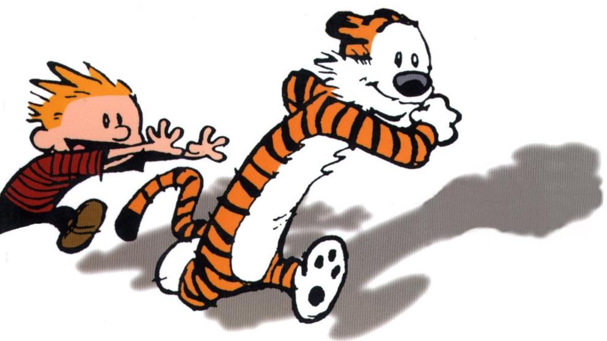 This is not the Calvin and Hobbes cartoon the writer is talking about.