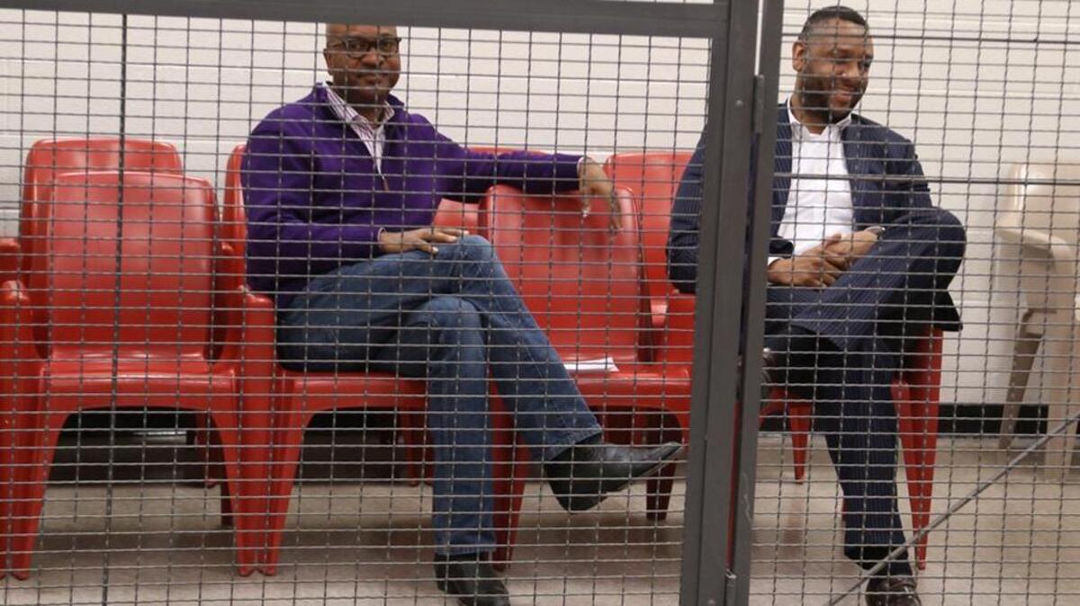 Richland County Councilman Kelvin Washington and former Columbia City Councilman Brian Newman await a bond hearing in January after they were charged with failing to file income taxes.