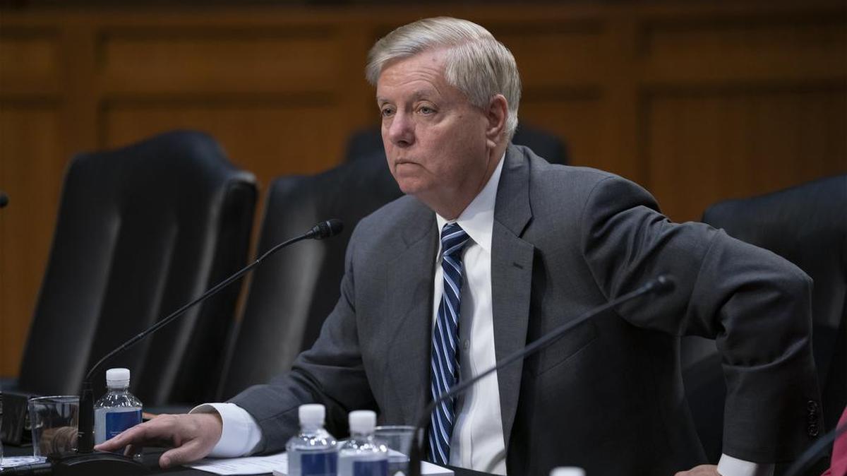 Senate Judiciary Committee Chairman Lindsey Graham, R-S.C., presides over a hearing on Thursday, Feb. 7, 2019. (AP Photo/J. Scott Applewhite)