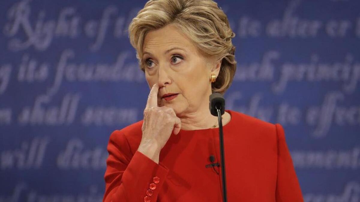 Democratic presidential nominee Hillary Clinton