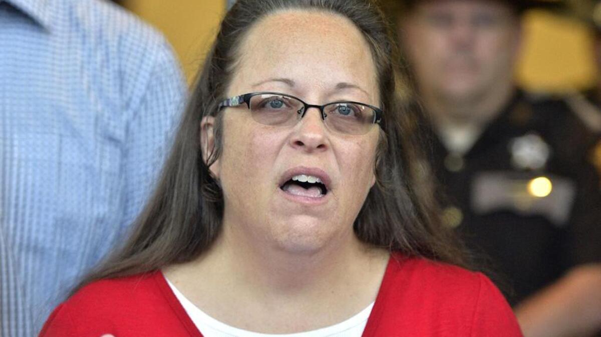 
Rowan County, Ky., Clerk Kim Davis
