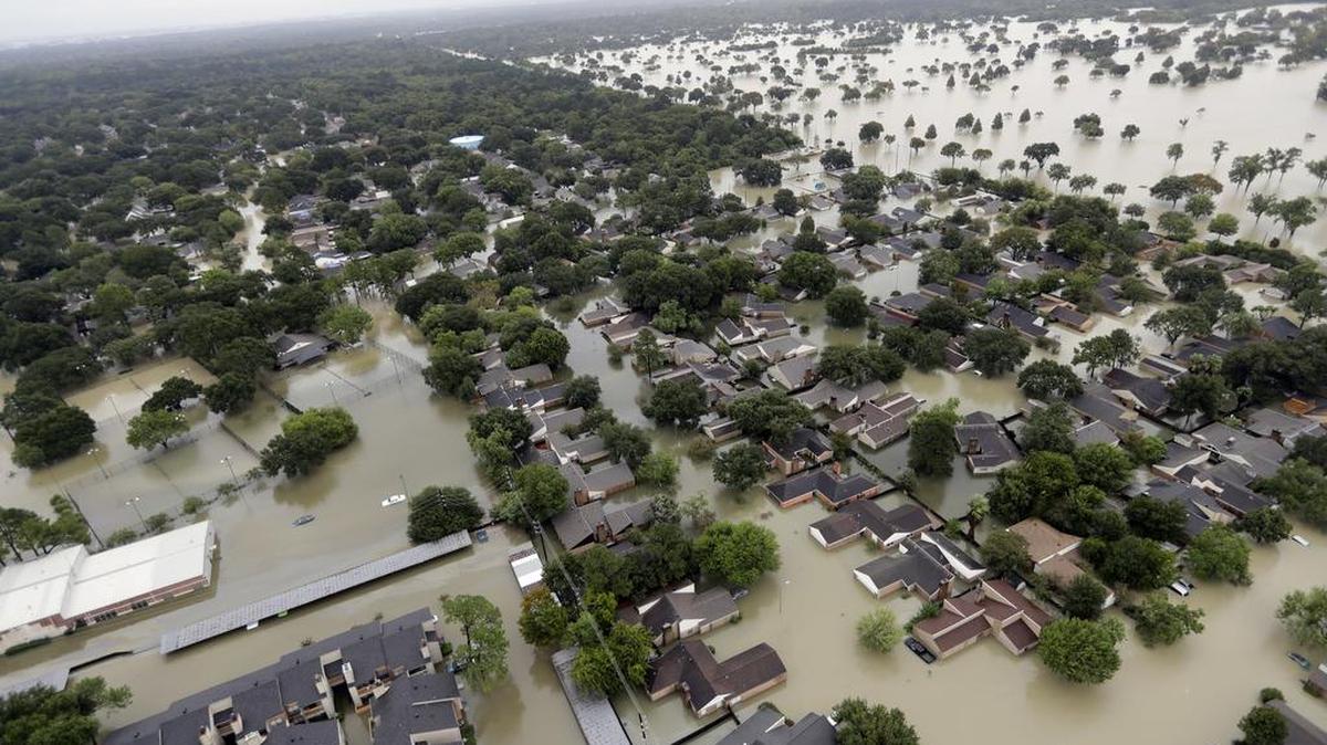 Hurricane Harvey flooded large sections of Houston.