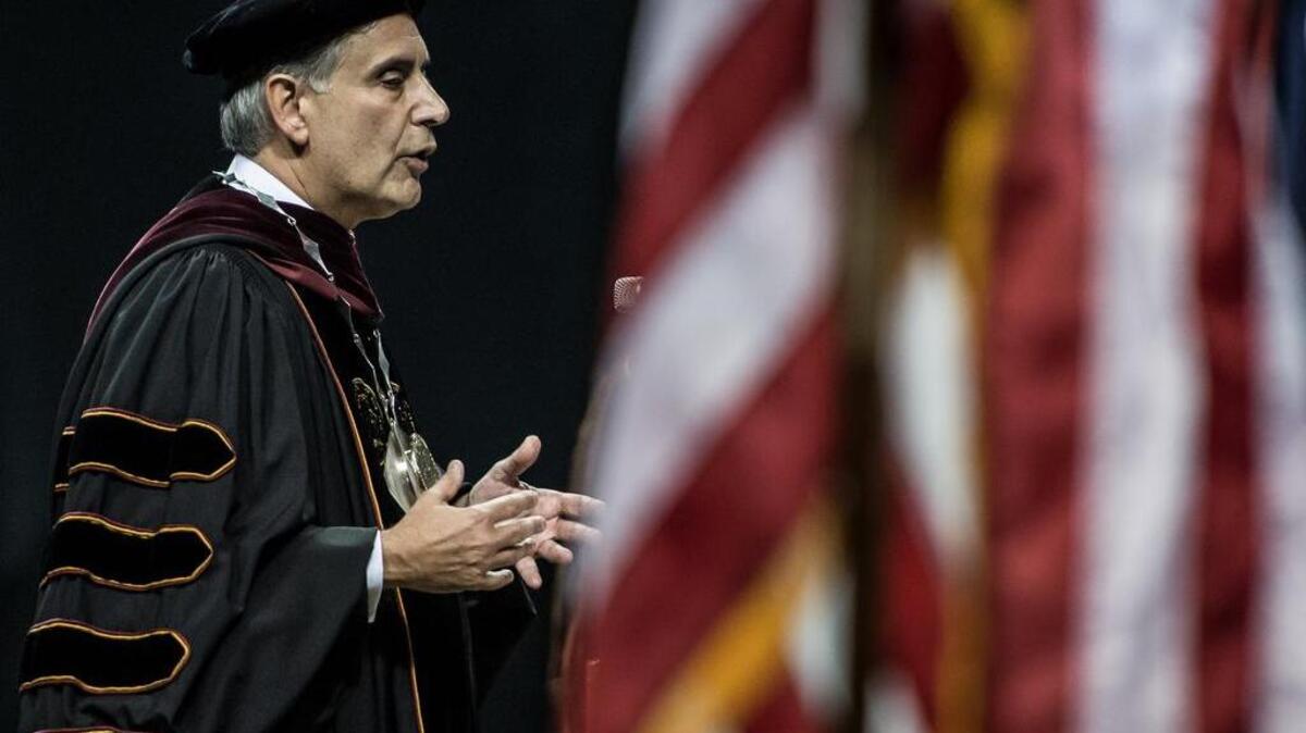 University of South Carolina President Harris Pastides