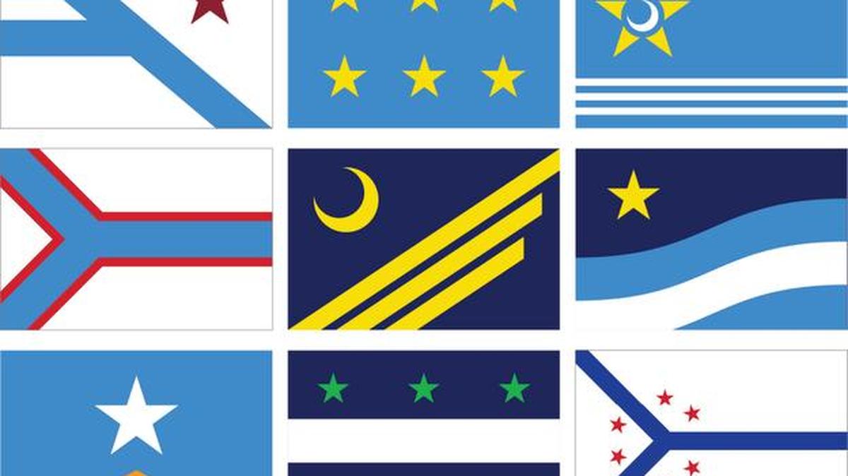 The 19 finalists for the new Columbia flag design