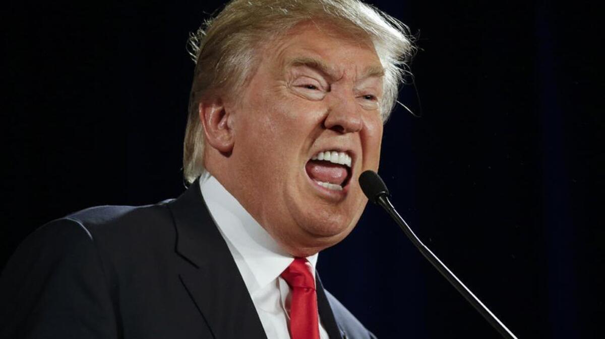 Republican presidential candidate Donald Trump
