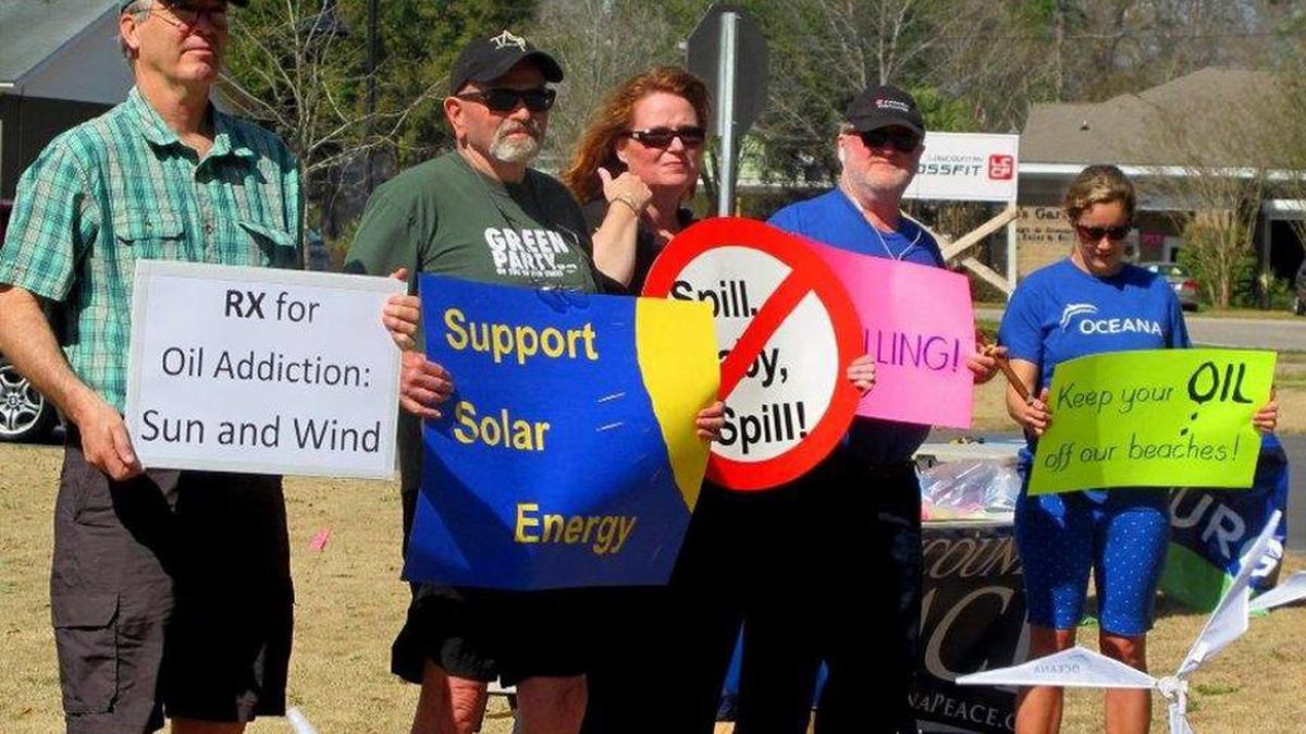 SC opponents protest offshore drilling
