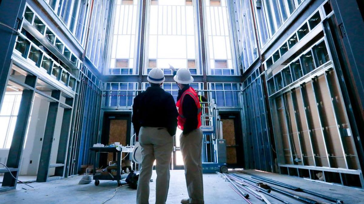 Jackson Creek Elementary is nearing completion.