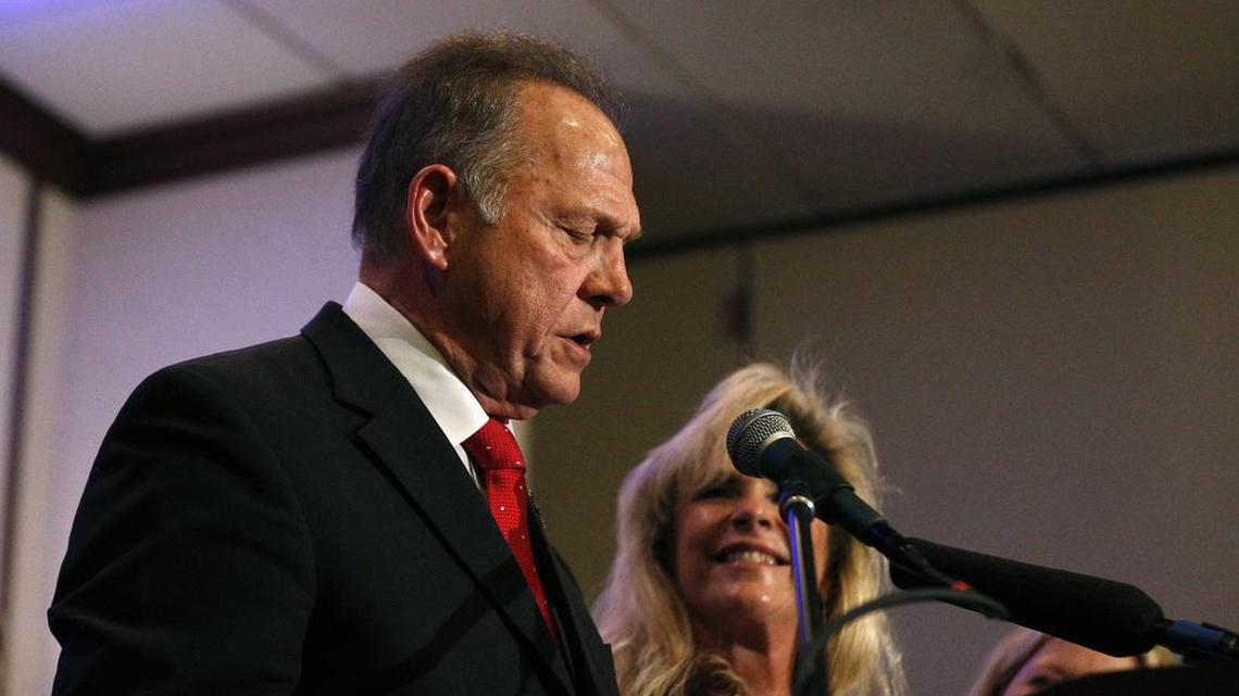 Former Alabama Chief Justice and US Senate candidate Roy Moore
