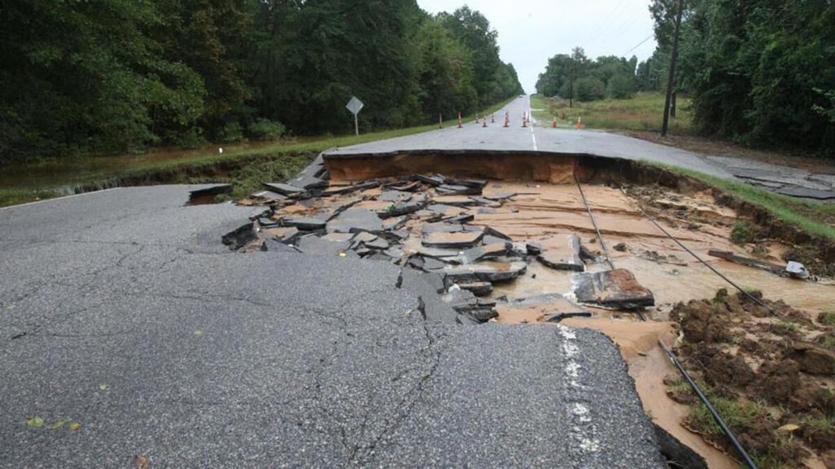 
Leesburg Road in Lower Richland will have to be rebuilt after the floods.
