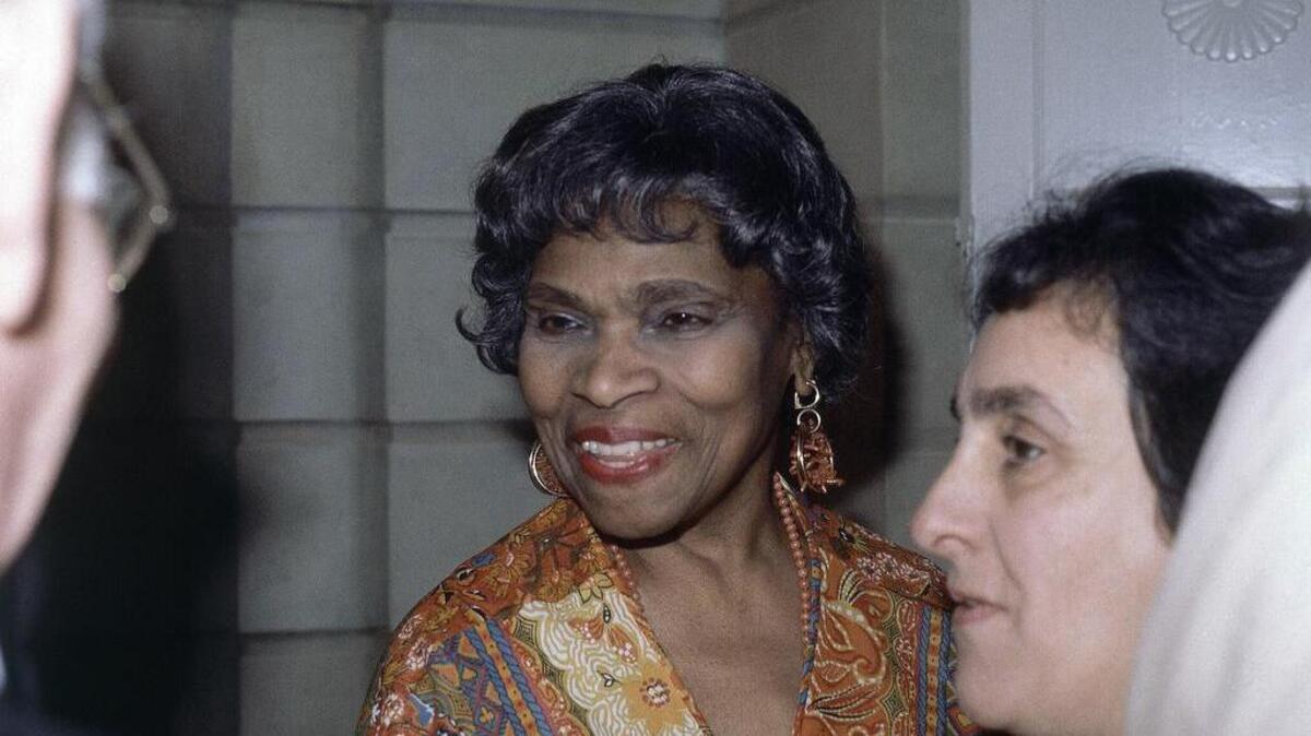 Singer Marian Anderson in a 1979 photo.