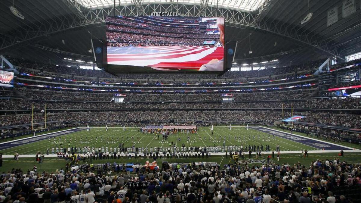 Have you taken a good look at what fans do during the national anthem?