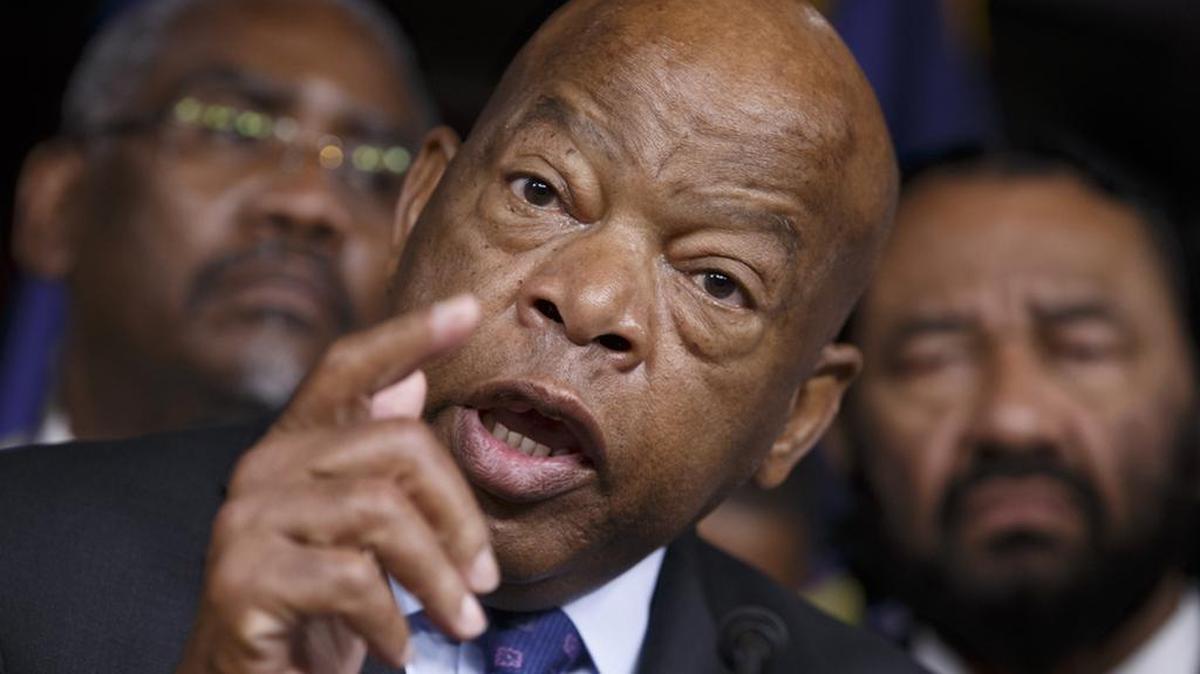 US Rep John Lewis was one of several Democrats who boycotted President Trump’s inauguration.