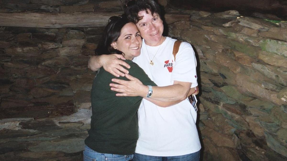 
Joanne and Lizzy Hafter five months before Lizzy was murdered.
