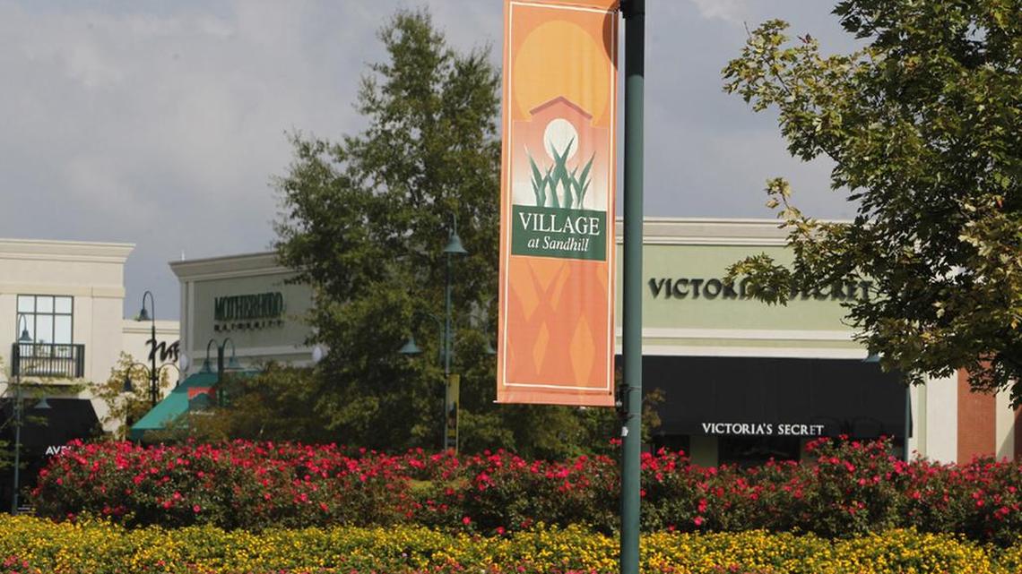 Village at Sandhill is a 300-acre lifestyle shopping center located in the northeast area of Columbia.