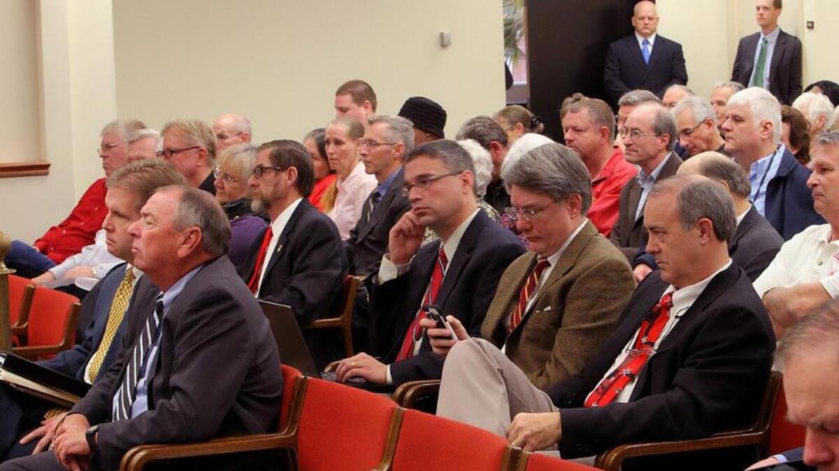 Legislative hearings are sometimes packed, but nearly everyone in attendance is a lobbyist or other person who is paid to be there.