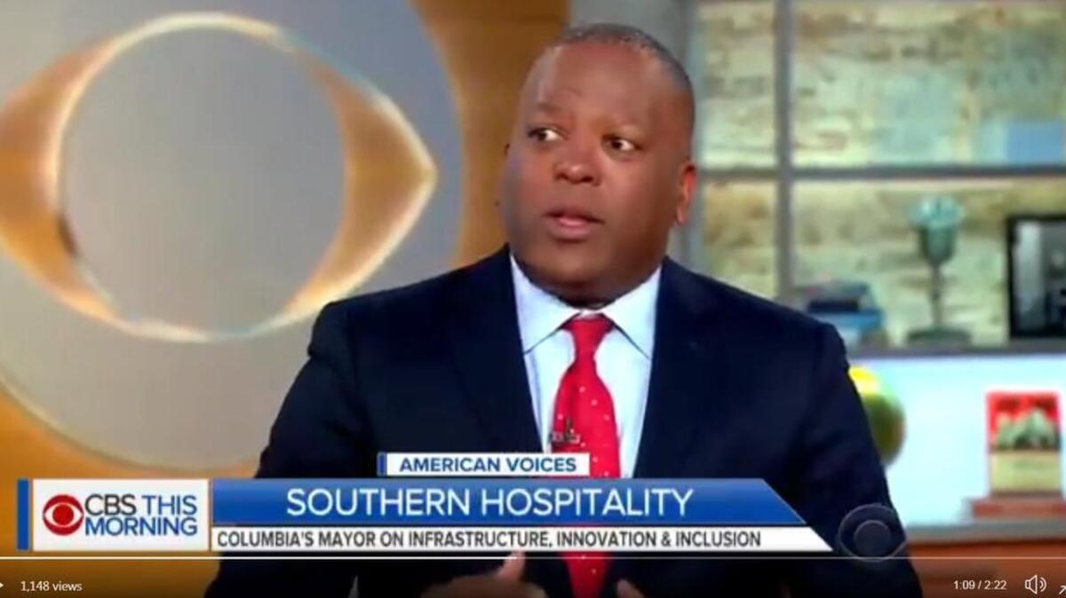 Should Mayor Steve Benjamin spend more time on Columbia’s problems and less on national issues?