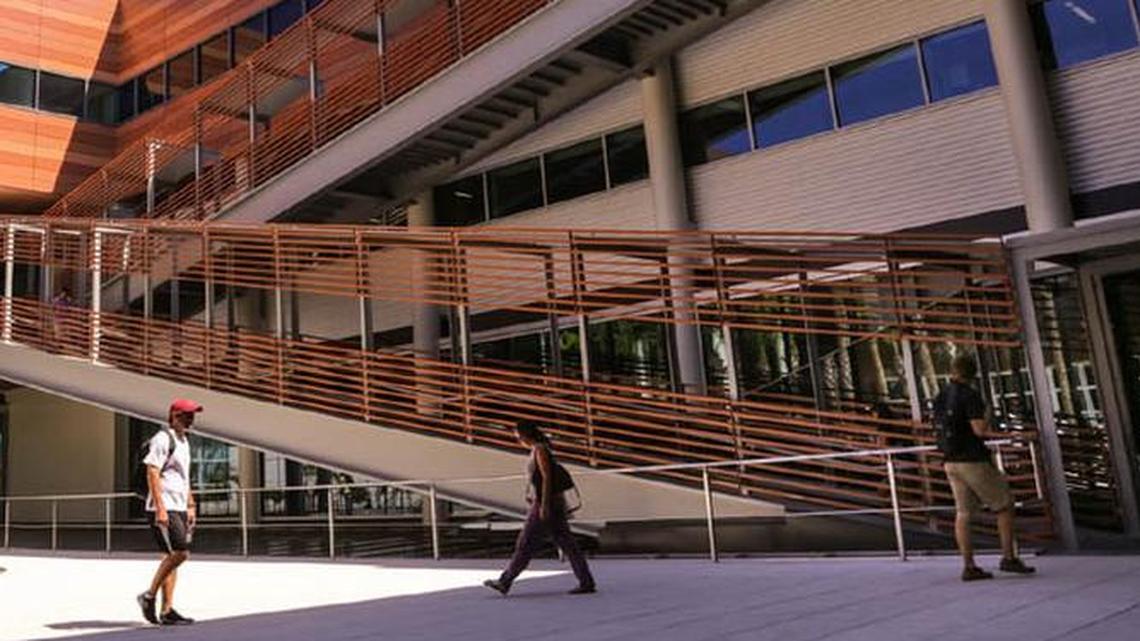 The University of South Carolina’s new Darla Moore School of Business on Greene street