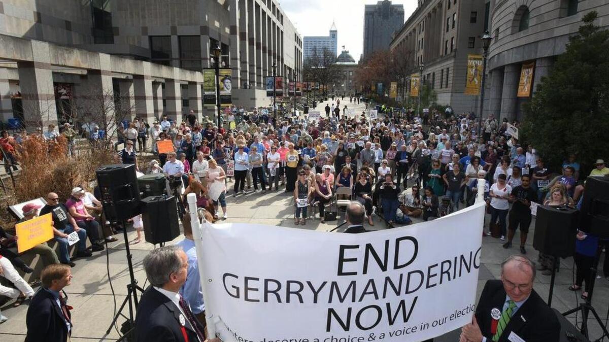 to speakers discuss the need to address the process which both political parties have been guilty of doing over the past several decades.