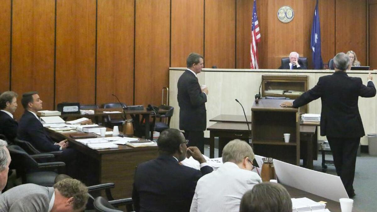 SC Circuit Judge Thomas Cooper hears the lawsuit over the Richland County transportation sales tax.