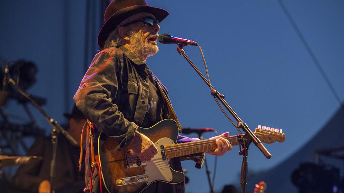 Merle Haggard seen at a concert in Chicago in September.