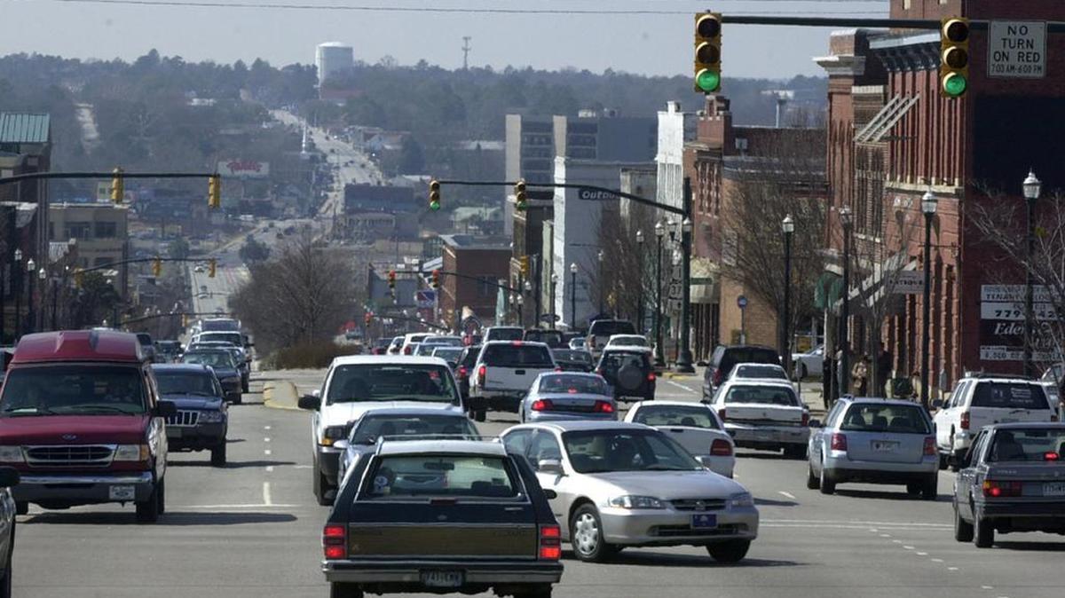An image of traffic in Columbia.