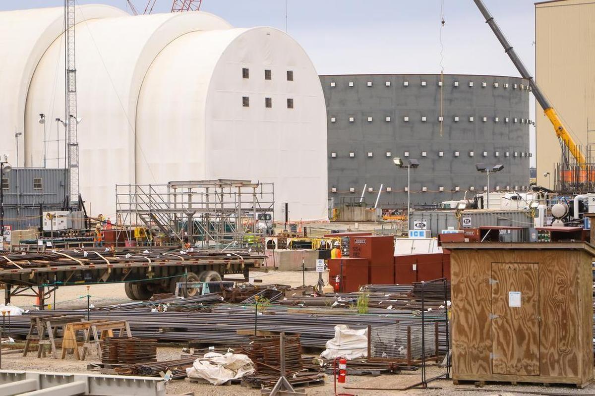 The former construction site at the V.C. Summer expansion construction site.