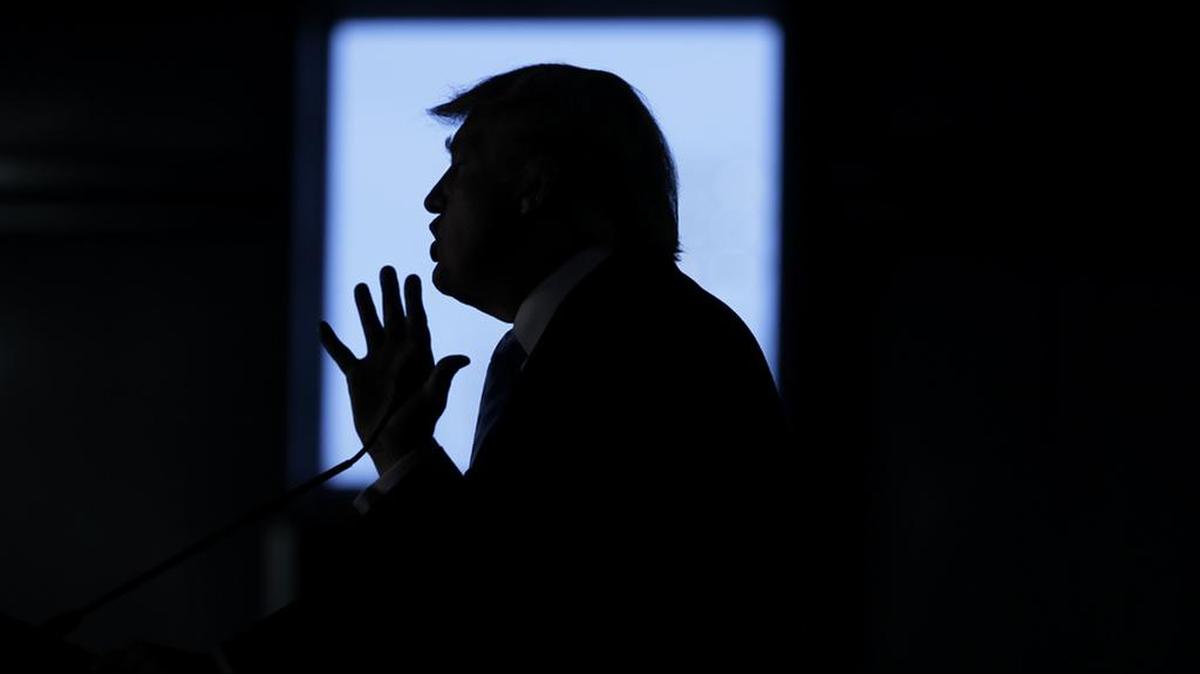Republican presidential candidate Donald Trump