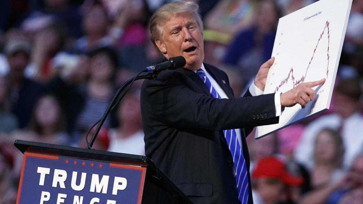 Republican presidential candidate Donald Trump